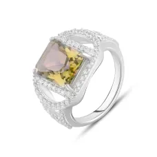 Серебряное кольцо SilverBreeze с цитрином nano 3.577ct фианитами (2123170) 16 Серебряное кольцо SilverBreeze с цитрином nano 3.577ct фианитами (2123170) 16