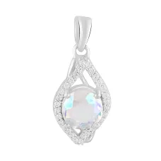 Серебряная подвеска SilverBreeze с мистик топазом 2.05ct (2124047) Серебряная подвеска SilverBreeze с мистик топазом 2.05ct (2124047)