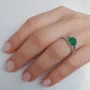 Серебряное кольцо SilverBreeze с натуральным агатом (2124368) 17