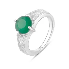 Серебряное кольцо SilverBreeze с натуральным агатом (2124368) 17 Серебряное кольцо SilverBreeze с натуральным агатом (2124368) 17