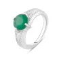 Серебряное кольцо SilverBreeze с натуральным агатом (2124368) 17