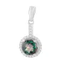Серебряная подвеска SilverBreeze с мистик топазом 2.18ct (2124382)