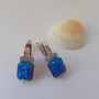 Серебряные серьги SilverBreeze с опалом (2125112)