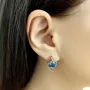 Серебряные серьги SilverBreeze с опалом 0.543ct (2125433)