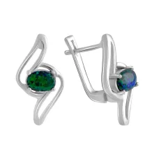 Серебряные серьги SilverBreeze с опалом 0.543ct (2125433)