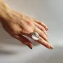 Серебряное кольцо SilverBreeze с кошачьим глазом 15.267ct (2125853) 17