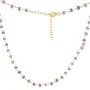 Серебряное колье SilverBreeze с натуральным аметистом 18.469ct (2126249) 450-500