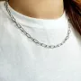 Серебряное колье SilverBreeze без камней (2126348) 450-500