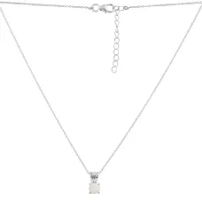 Серебряное колье SilverBreeze с опалом 0.425ct (2126539) 450-500