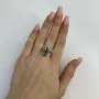 Серебряное кольцо SilverBreeze с топазом Лондон Блю 1.837ct (2127345) 17.5