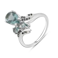 Серебряное кольцо SilverBreeze с топазом Лондон Блю 1.837ct (2127345) 17.5 Серебряное кольцо SilverBreeze с топазом Лондон Блю 1.837ct (2127345) 17.5