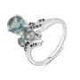 Серебряное кольцо SilverBreeze с топазом Лондон Блю 1.837ct (2127345) 17.5