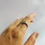 Серебряное кольцо SilverBreeze с натуральным изумрудом 0.973ct (2127604) 17.5