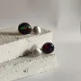 Серебряные серьги SilverBreeze с искусственным аммолитом 17.281ct (2128366)