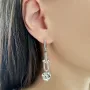 Серебряные серьги SilverBreeze без камней (2128465)