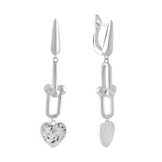 Серебряные серьги SilverBreeze без камней (2128465)