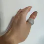 Серебряное кольцо SilverBreeze с фианитами (2128533) 18