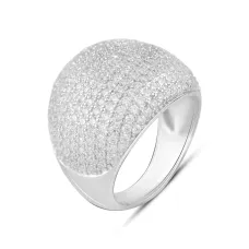 Серебряное кольцо SilverBreeze с фианитами (2128533) 18 Серебряное кольцо SilverBreeze с фианитами (2128533) 18