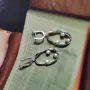 Серебряные серьги SilverBreeze с натуральным жемчугом (2128762)