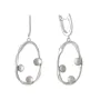 Серебряные серьги SilverBreeze с натуральным жемчугом (2128762)