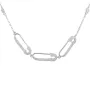 Серебряное колье SilverBreeze с фианитами (2128847) 420-460