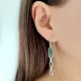 Серебряные серьги SilverBreeze с натуральным перламутром (2129370)