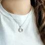 Серебряная подвеска SilverBreeze с фианитами (2129813)