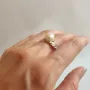 Серебряное кольцо SilverBreeze с натуральным жемчугом барочным 5.7ct (2130215) 17