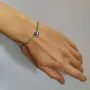 Серебряный браслет SilverBreeze с эмалью (2134008) 18-21
