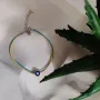 Серебряный браслет SilverBreeze с эмалью (2134008) 18-21