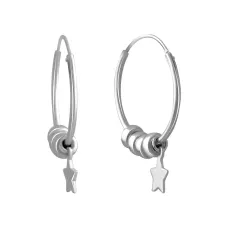 Серебряные серьги SilverBreeze без камней (2134329)
