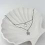 Серебряное колье SilverBreeze без камней (2134497) 400-450