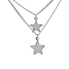 Серебряное колье SilverBreeze без камней (2134497) 400-450
