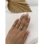 Серебряное кольцо SilverBreeze с фианитами (2134770) adjustable