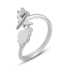 Серебряное кольцо SilverBreeze с фианитами (2134770) adjustable Серебряное кольцо SilverBreeze с фианитами (2134770) adjustable