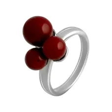 Серебряное кольцо SilverBreeze с кораллом (2136262) 17