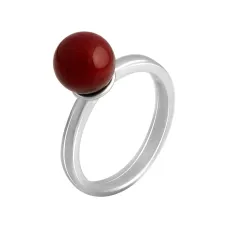 Серебряное кольцо SilverBreeze с кораллом (2136279) 18