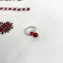 Серебряное кольцо SilverBreeze с кораллом (2136309) 18