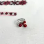 Серебряное кольцо SilverBreeze с кораллом (2136316) 17