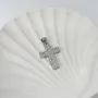 Серебряный крестик SilverBreeze с фианитами (2136446)
