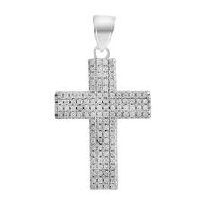 Серебряный крестик SilverBreeze с фианитами (2136446) Серебряный крестик SilverBreeze с фианитами (2136446)