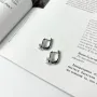 Серебряные серьги SilverBreeze с фианитами (2136453)