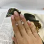 Серебряные серьги SilverBreeze с фианитами (2136453)