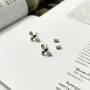 Серебряные серьги SilverBreeze с фианитами (2137528)