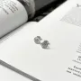 Серебряные серьги SilverBreeze с натуральным перламутром фианитами (2137603)