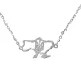 Серебряное колье SilverBreeze без камней (2137887) 450-500