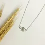Серебряное колье SilverBreeze без камней (2137887) 450-500