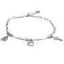Серебряный браслет SilverBreeze с фианитами (2137924) 17-20
