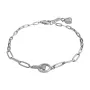 Серебряный браслет SilverBreeze с фианитами (2138013) 17-20