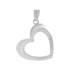 Серебряная подвеска SilverBreeze с фианитами (2138297)